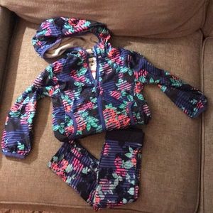 OshKosh B’gosh Floral Print Track Suit 2 pc set